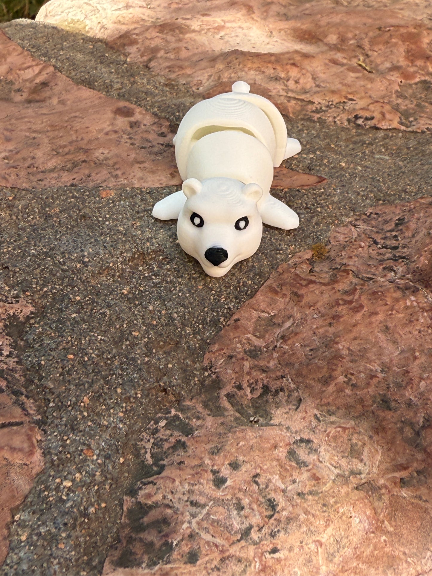 Cute flexi polar bear