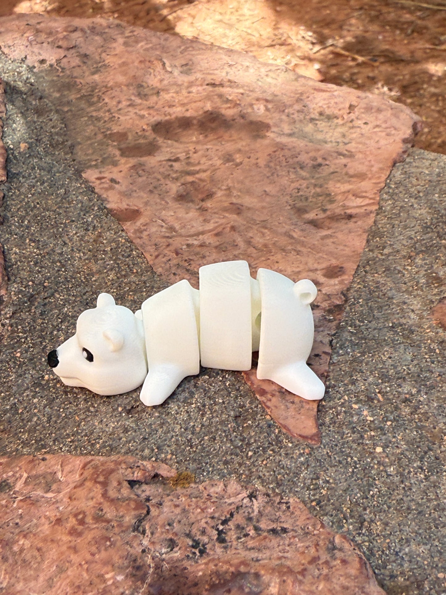 Cute flexi polar bear