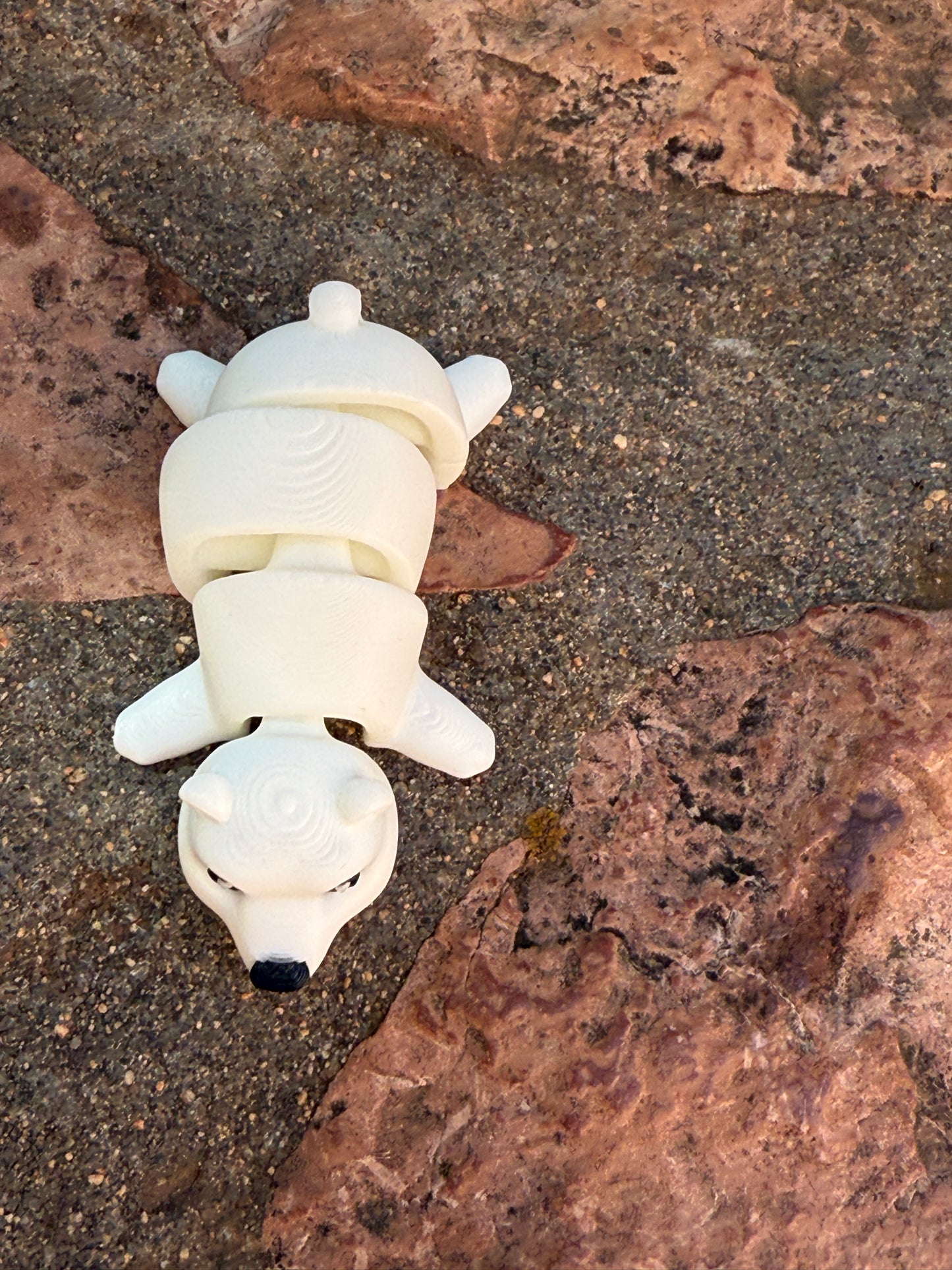 Cute flexi polar bear